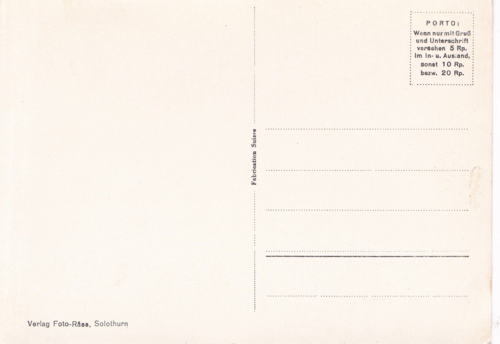 Cartoline postali: Wiedlisbach 1940 – Usato da Rapperswil SG venduto da INTELVI 1