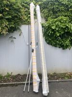 Markise Gelb/Weiss Gestreift 2 Stk. 3.50 m Sonnenschutz Neu!