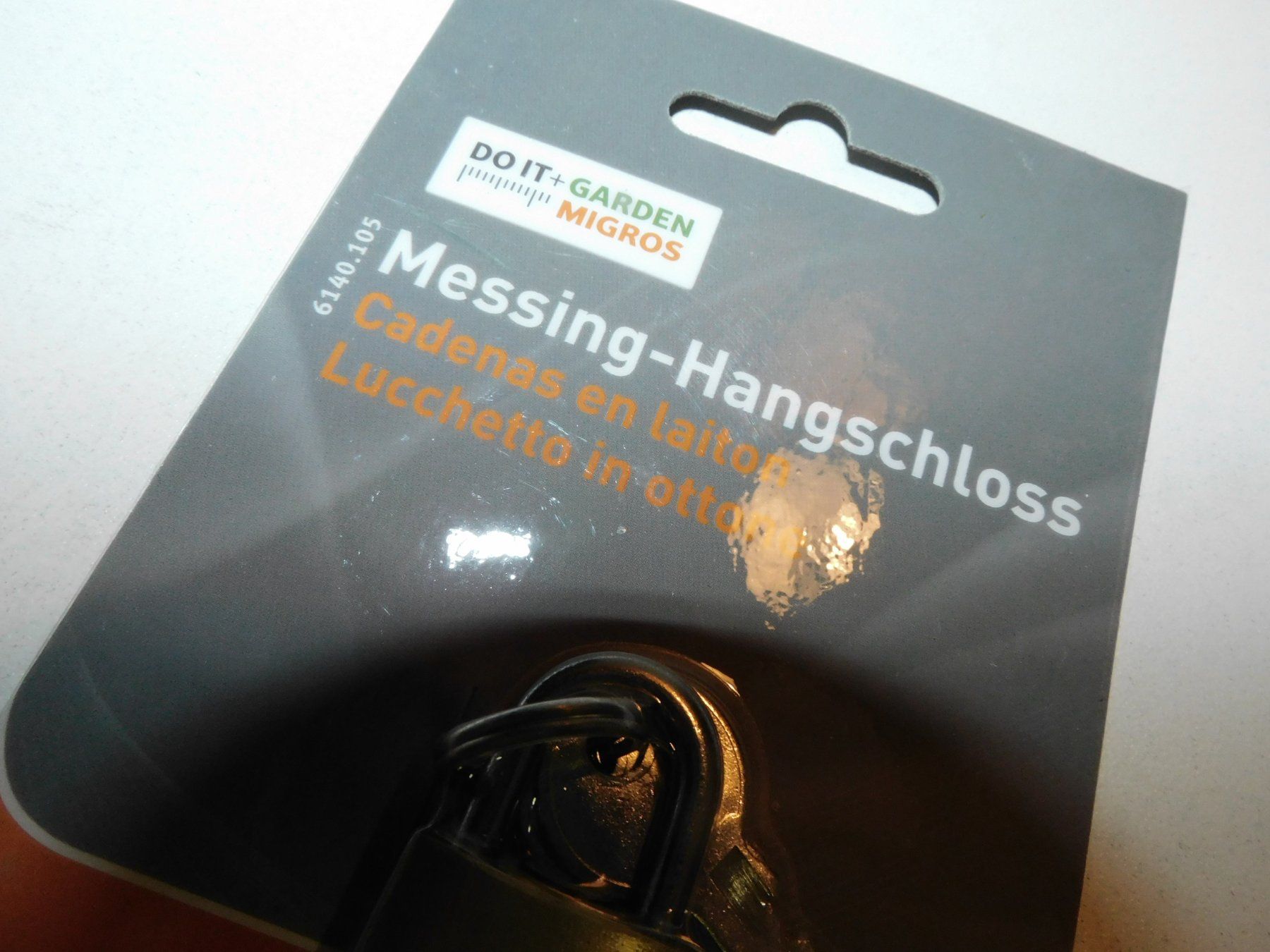 Lucchetti: Messing Hängeschloss OVP Neu   Neu OVP – Usato da Sursee venduto da 76 1