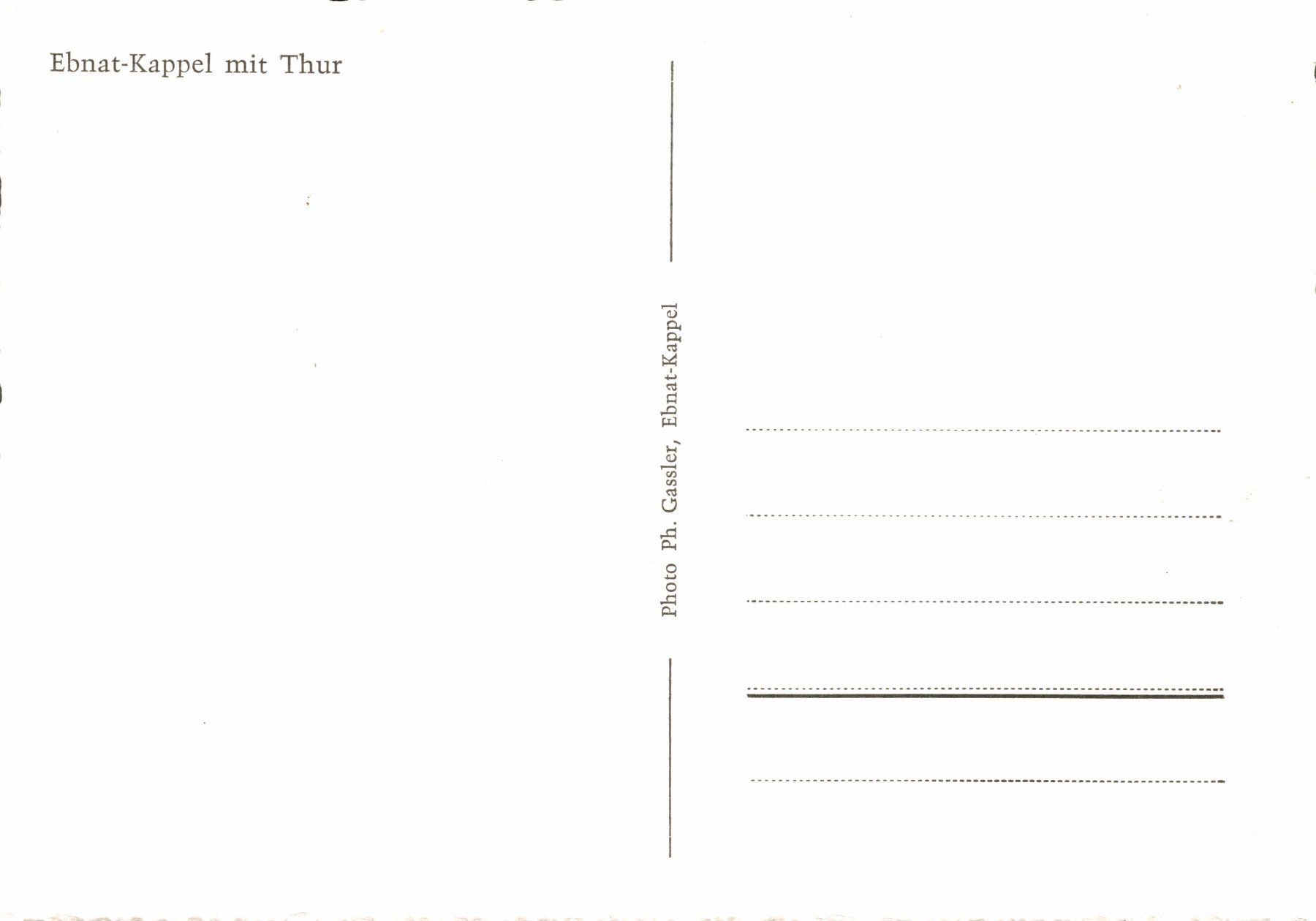 Cartoline postali: Ebnat-Kappel mit Thur – Usato da Bronschhofen venduto da Astore 1