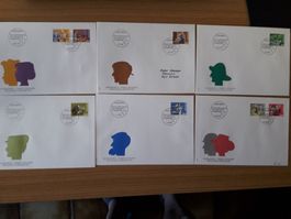 Schweiz Dauerserie Mensch und Arbeit auf FDC´s