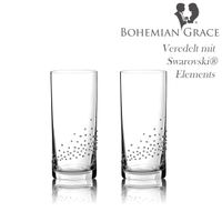 Trinkglas, 2 Stk Gläser Bohemian Grace V
