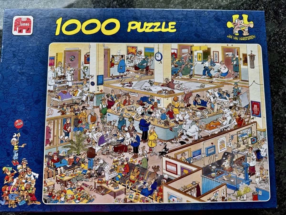 Puzzle: Jan van Haasteren, Gute Besserung – Nuovo (secondo la descrizione) da seuzach venduto da silence4
