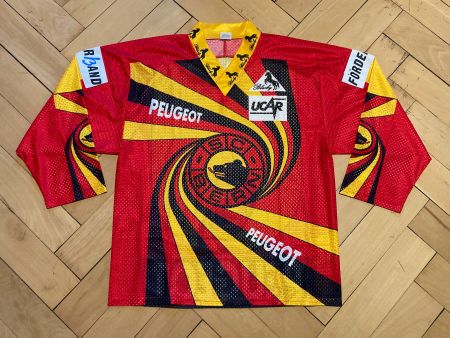Vintage 93 SC Bern Hockey Match Prepared Jersey Blacky  Sz S