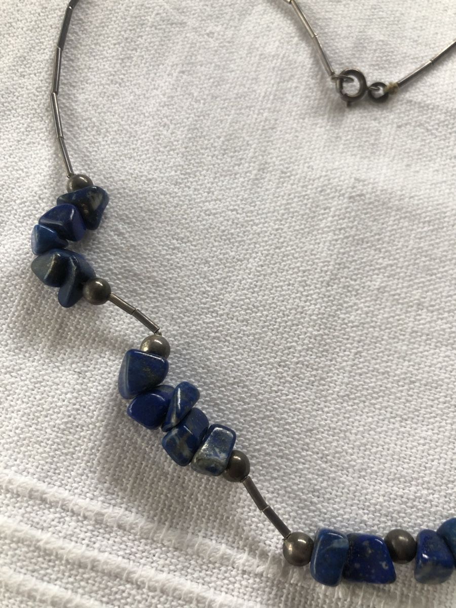 Catenine: Kette mit Lapislazuli  – Usato da Burgdorf venduto da elatria 2