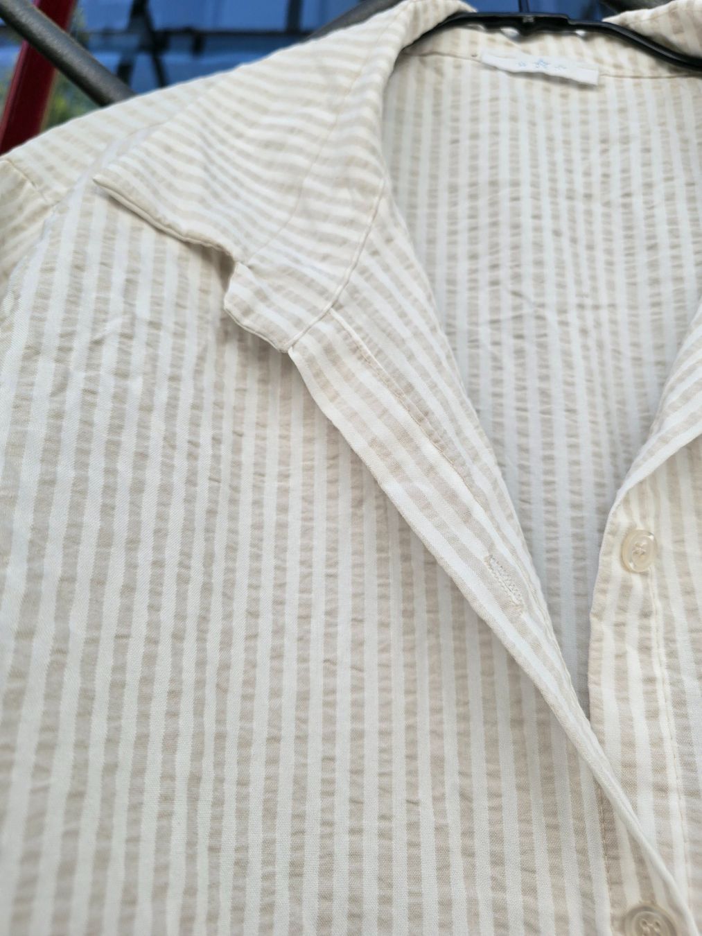 Camicette: Kleidung: Bluse sand gestreift (M) – Nuovo (secondo la descrizione) da Romanshorn venduto da Rachacha 4