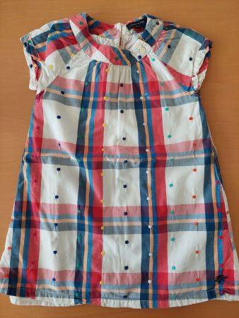 TOMMY HILFIGER Sommerkleid – Gr. 98 – Kariert – Top Zustand