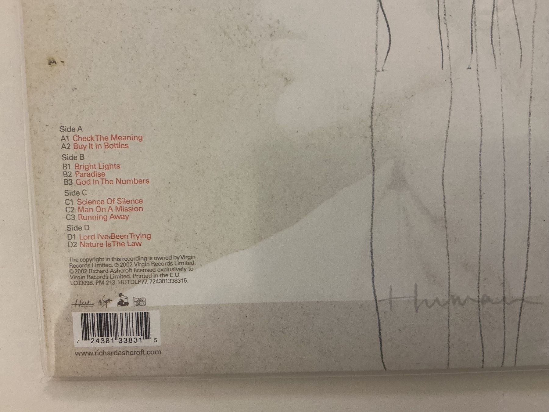 Schallplatten: Richard Ashcroft 2-LP - Human Conditions – Gebraucht aus Winterthur von Tumko_7_Vinyl 1