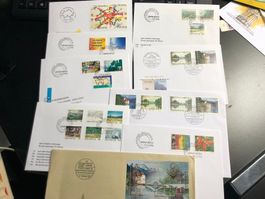 8 FDC 1998 selon photos