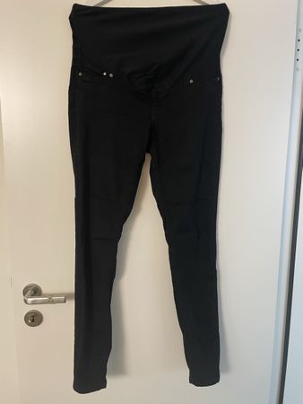 Schwarze Umstandsjeans, Skinny, Gr. M, Top Zustand!
