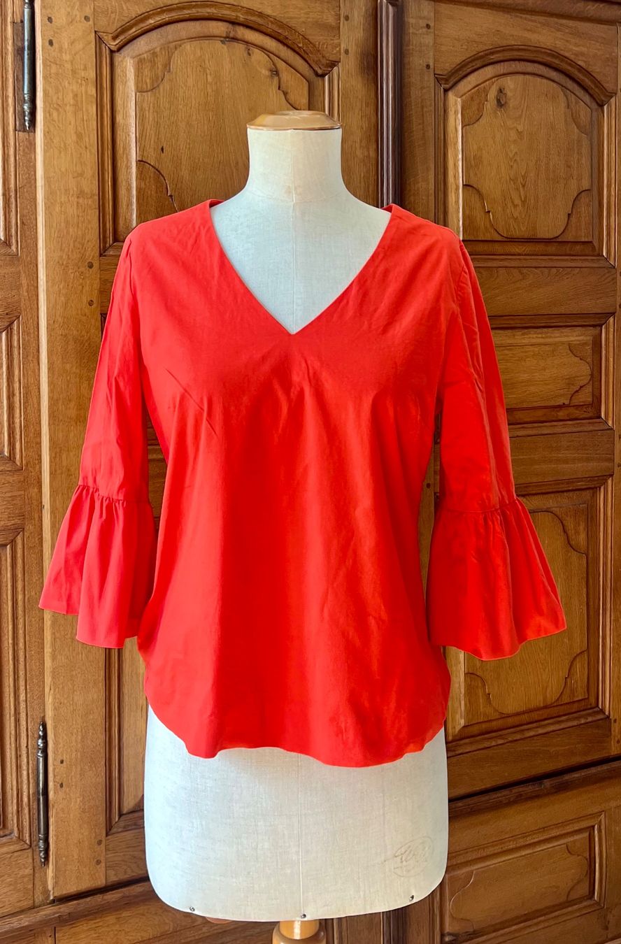 Camicette: orange Bluse – Usato da Aesch BL venduto da Sam-3