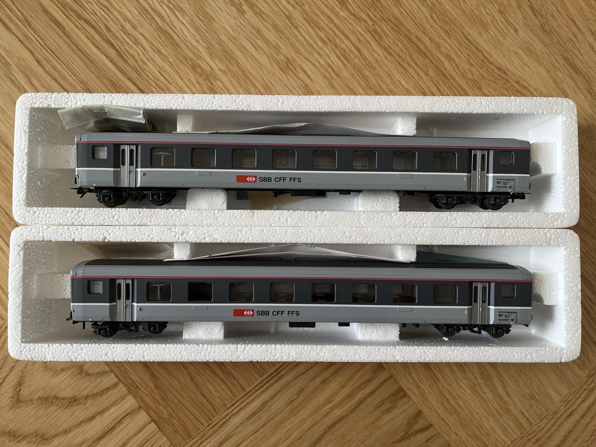 Roco Modellini di ferrovie: 2 Stk SBB EW II Willhelm Tell Roco – Usato da Basel venduto da Re620_11627 2