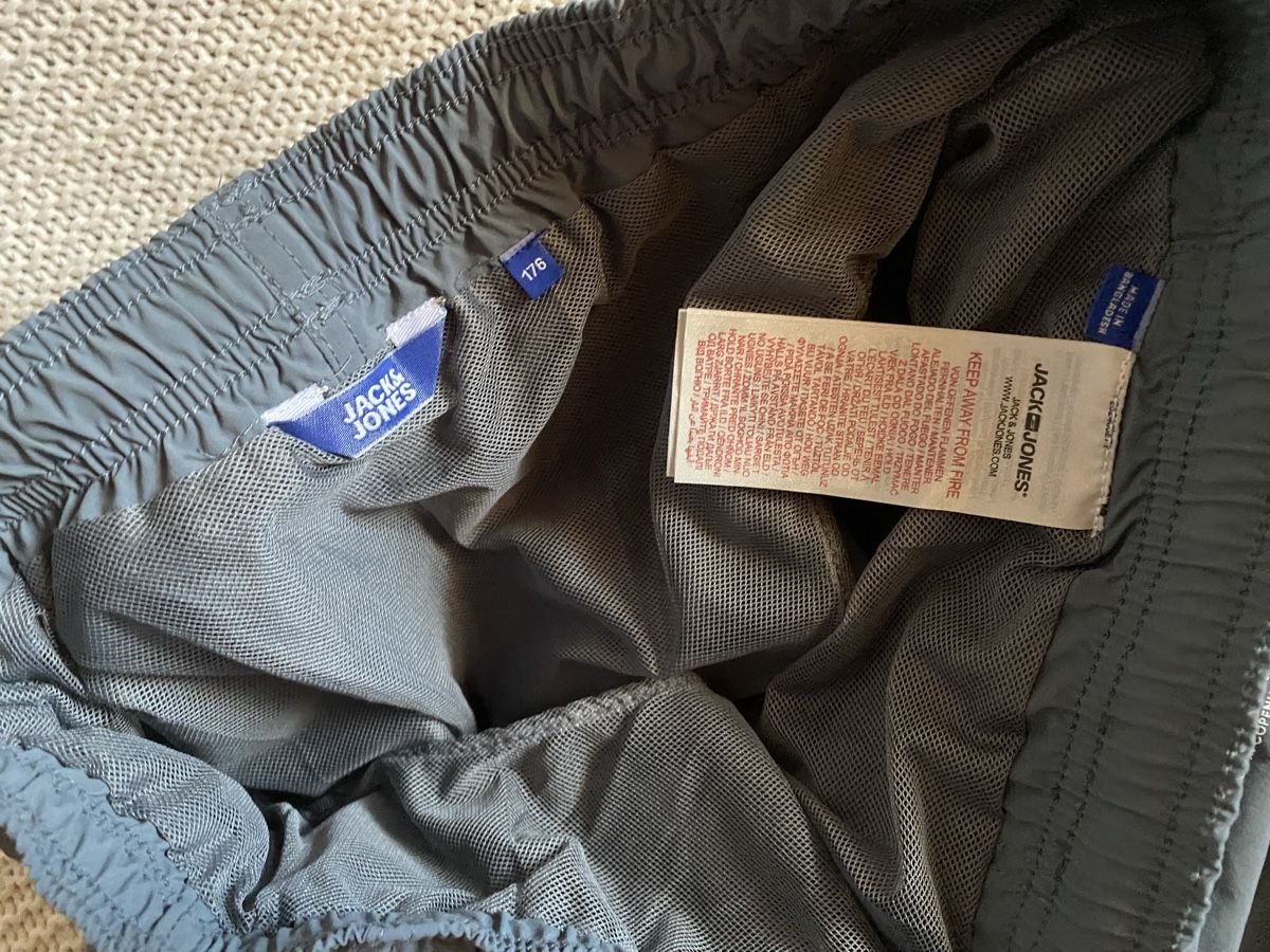 Costumi da bagno: Shorts Jack Jones gris taille S Neuve – Nuovo (secondo la descrizione) da Geneve venduto da Monthoux13 2