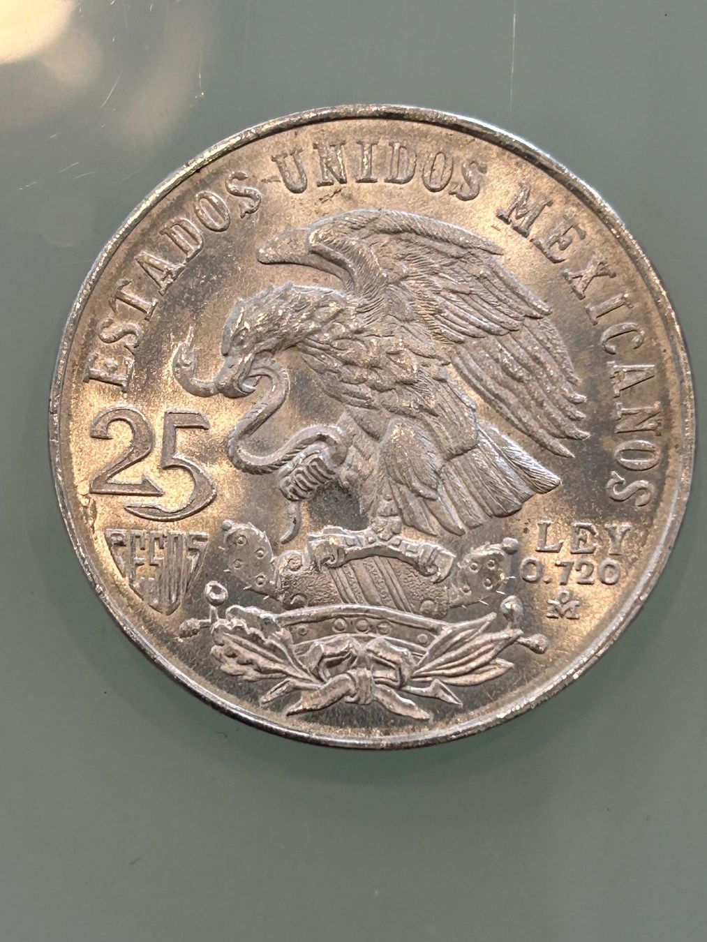 Alle Münzen: SILBER MEXICANOS 1985 22,5 GRAMM  1968 – Gebraucht aus herisau von hb_gold 1