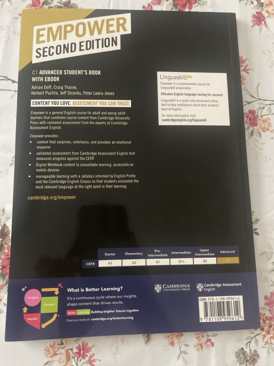 Libri: Cambridge Empower C1 Advanced Student's Book Second Edition – Nuovo (secondo la descrizione) da Winterthur venduto da LaManoDeDioz 1