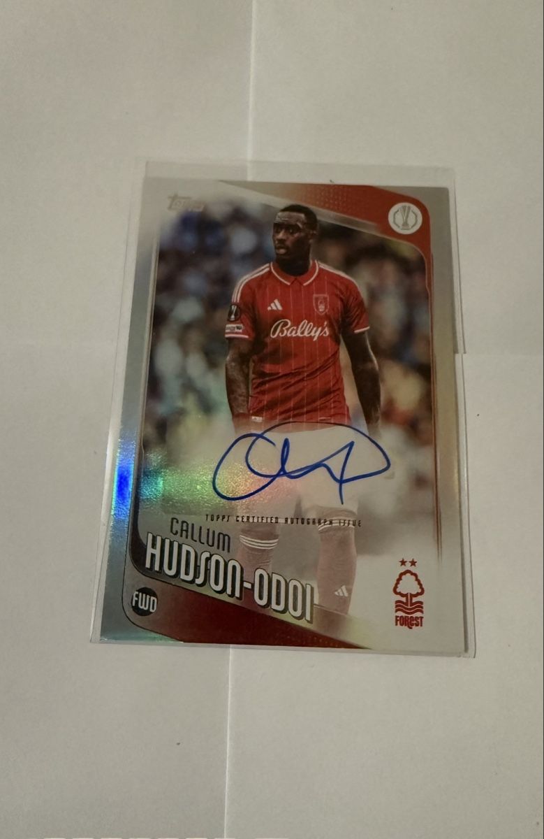 Topps Carte collezionabili: Topps auto Hudson-Odoi – Nuovo e nell'imballaggio originale da Fribourg venduto da dio_r2bh