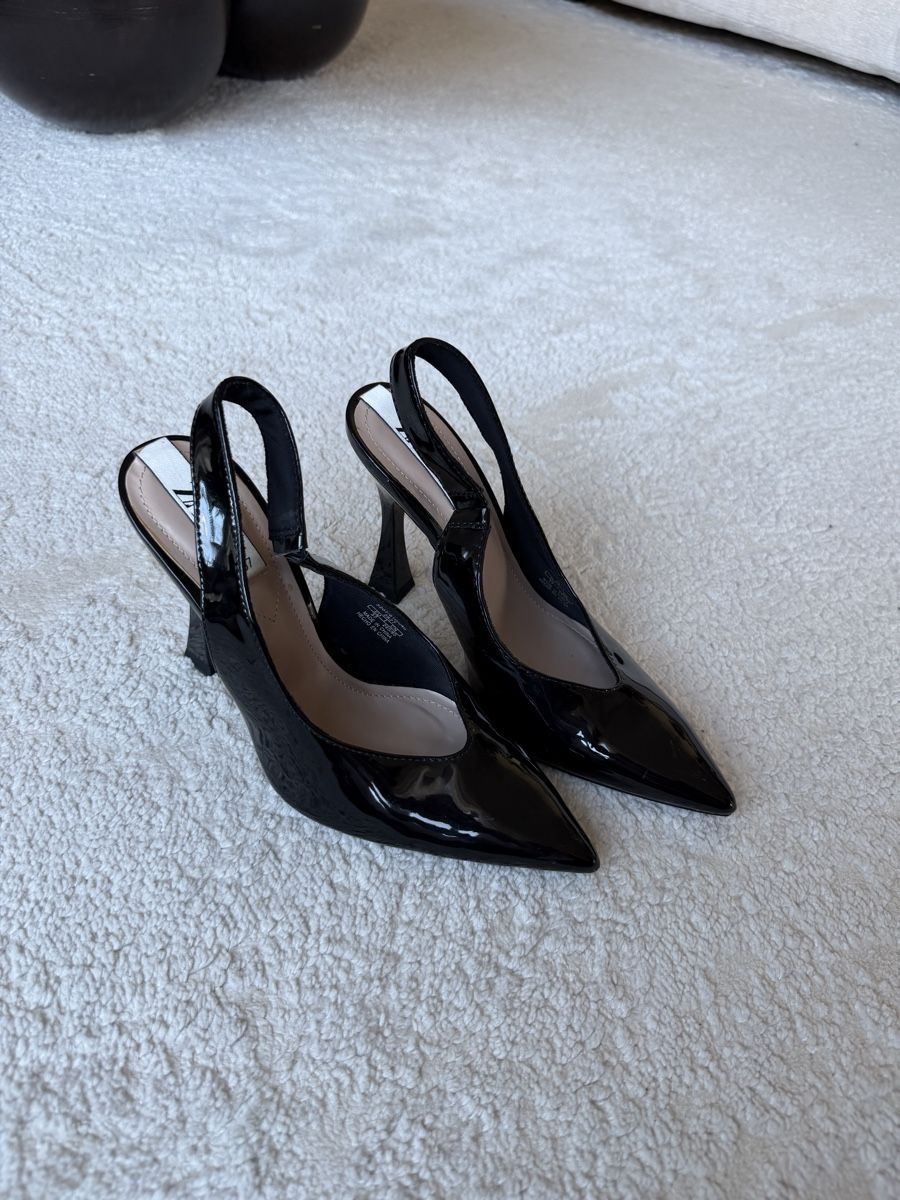 Zara Damenschuhe: Zara Slingback Pumps, Black, Size 37 – Neu (gemäss Beschreibung) aus Dübendorf von ilianalou 8
