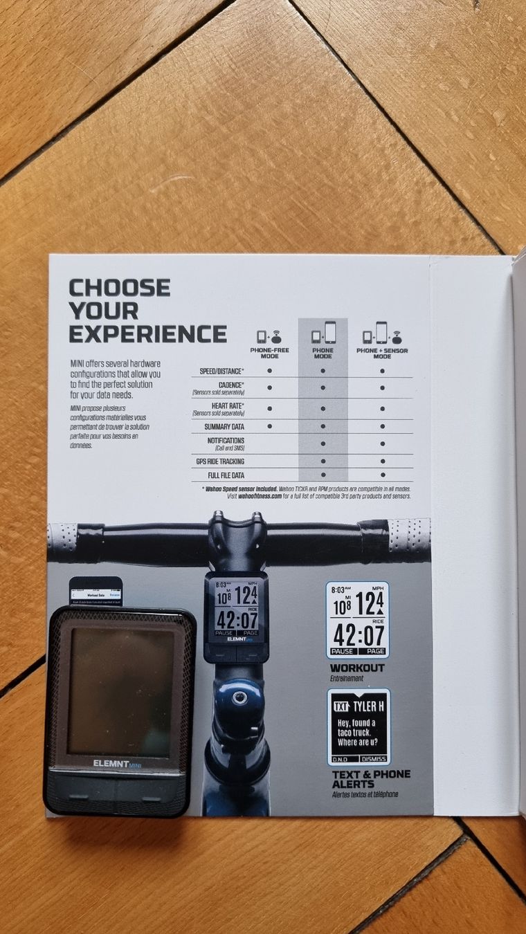 Computer & Strumenti di misurazione: Wahoo Elemnt mimi – Usato da Solothurn venduto da ktk116 1