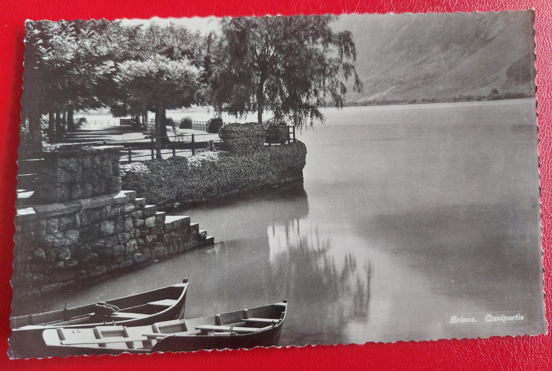 Ansichtskarten: Brienz ; Quaipartie 1950 – Gebraucht aus St-Légier-Chiésaz von Theo006
