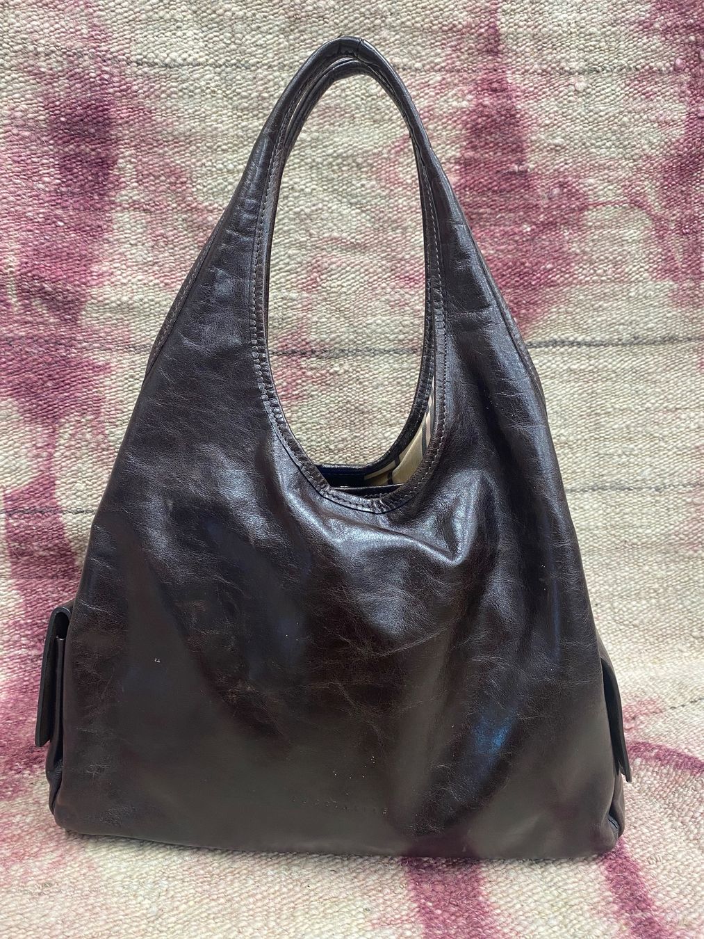 Coccinelle Borse da donna: Dunkelbraune Coccinelle Ledertasche – Usato da Steffisburg venduto da kla_65qs