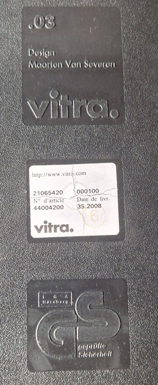 Vitra Sedie: Gebrauchter Designer Stuhl, Schwarz, Metallgestell, Top! – Usato da Courgenay venduto da infoboeuf 4
