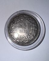 5 Franken 1850 Schweiz – Sammlerstück (rep.)