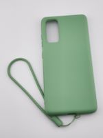 Green phone case with strap for Samsung s20