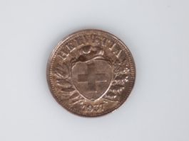 2 Rappen Schweiz 1937 – Alte Helvetia Münze