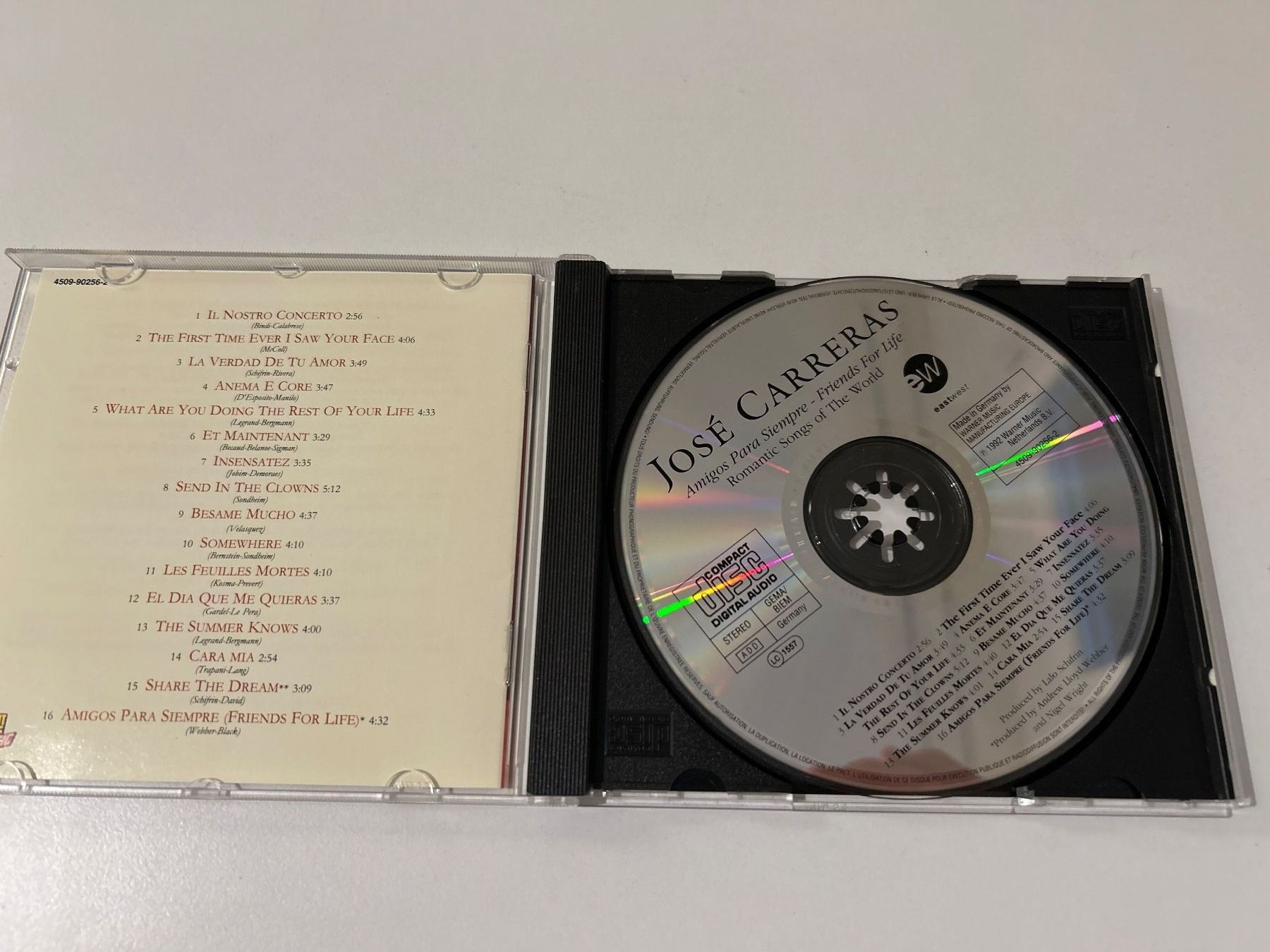 CD: CD- José Carreras- Amigo para Siempre – Usato da Guntershausen venduto da Gloominati 2