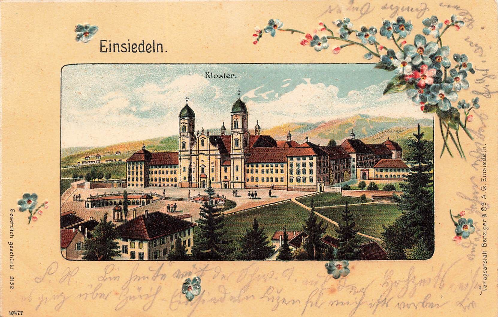 Cartes postales: Einsiedeln Kloster – D'occasion à Biasca par Blenio71