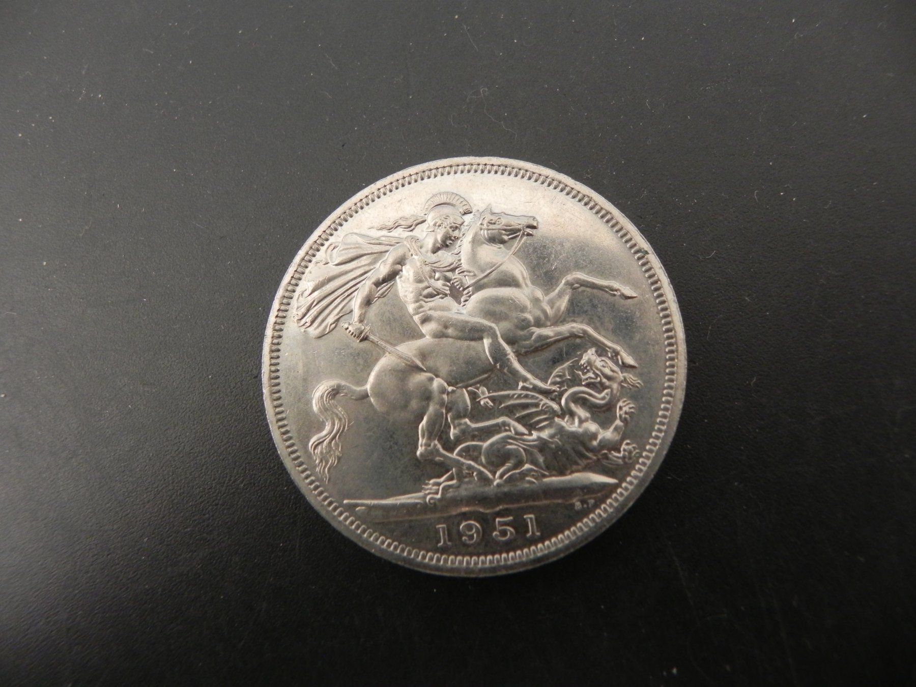 Alle Münzen: Grossbritannien 5 Shillings 1951 – Gebraucht aus Biel/Bienne von Gogolozi