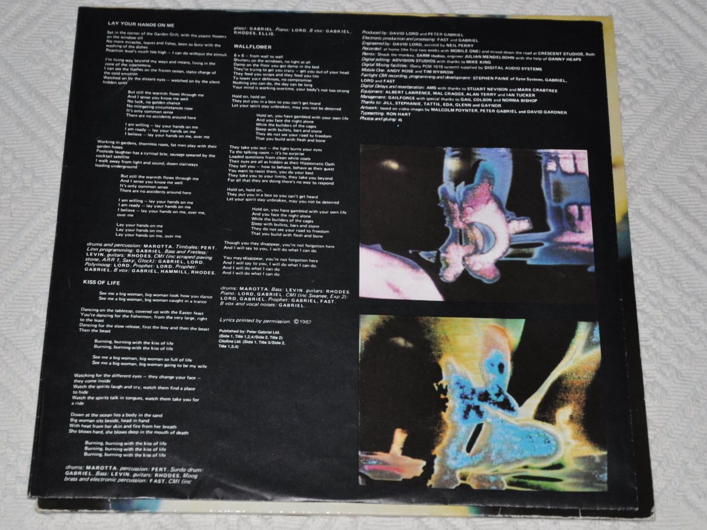 Dischi in vinile: LP Peter Gabriel - 1982 – Usato da Boll venduto da Theodora15 3