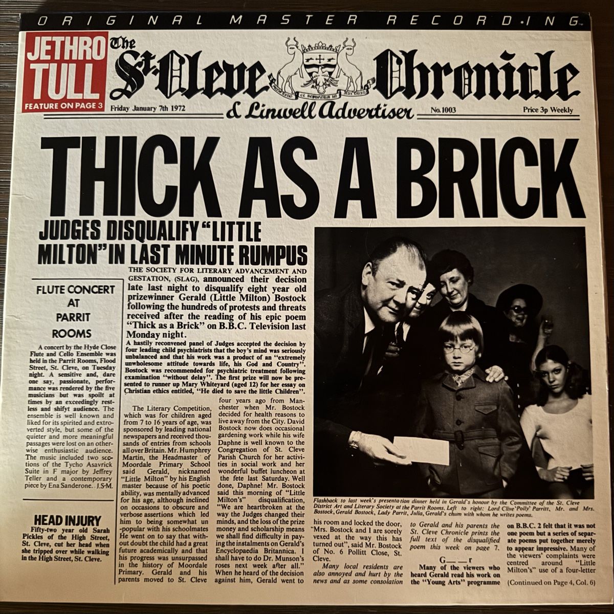 Schallplatten: MFSL Original Master Recording Jethro Tull – Gebraucht aus Grossaffoltern von Chevro