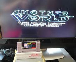 SNES: Another World / Out of this World - vintage !