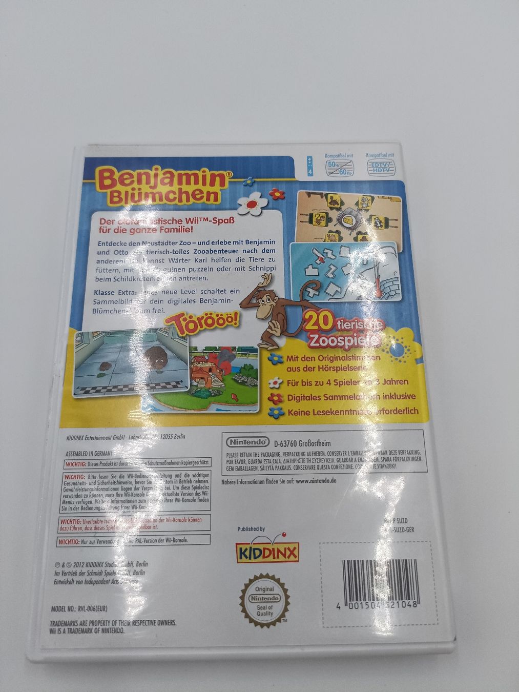 Jeux: Nintendo Wii: Benjamin Blümchen | Das perfekte Kinderspiel – D'occasion à Zihlschlacht par Sir_Lonedrinker 1