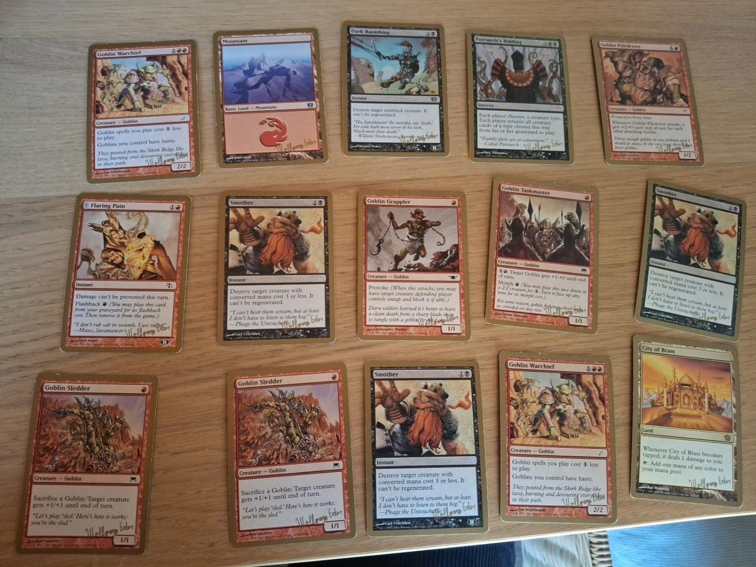 Magic The Gathering Sammelbilder & Trading cards: Magic Deck Wolfgang Eder, 74/75 Karten, Gebraucht – Gebraucht aus Burgdorf von OliverAndrey1991 1