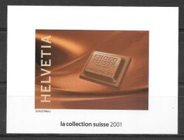 Vignette aus PTT-Jahresalbum 2001 ** Schokolade