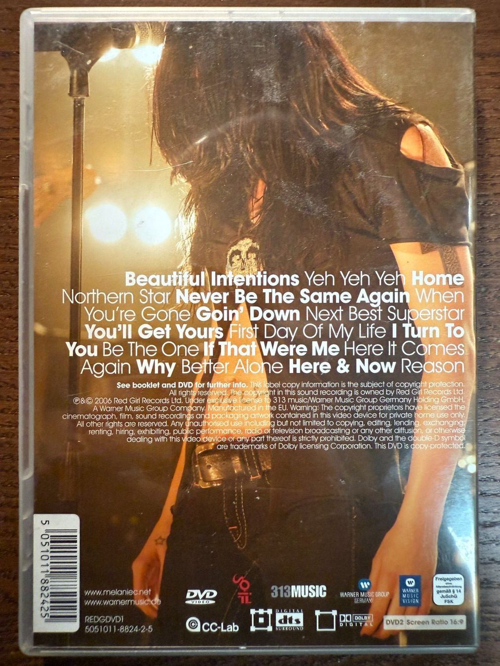 Alle DVDs: Melanie C - Live Hits – Gebraucht aus Zürich von FilmFreunde 1