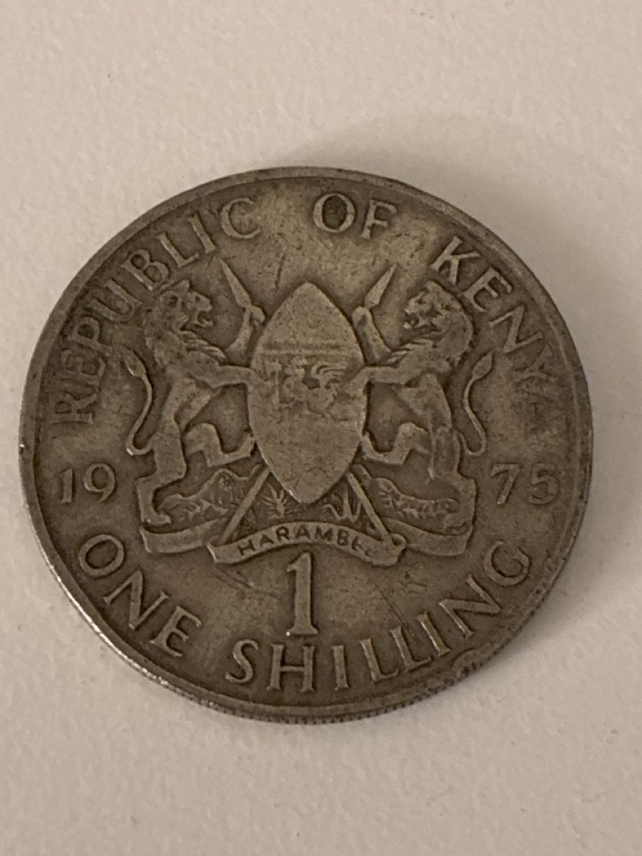 Tutti le monete: Nr. 52: 1 Schilling, Kenia, 1975 – Usato da Burgdorf venduto da Yakari5165