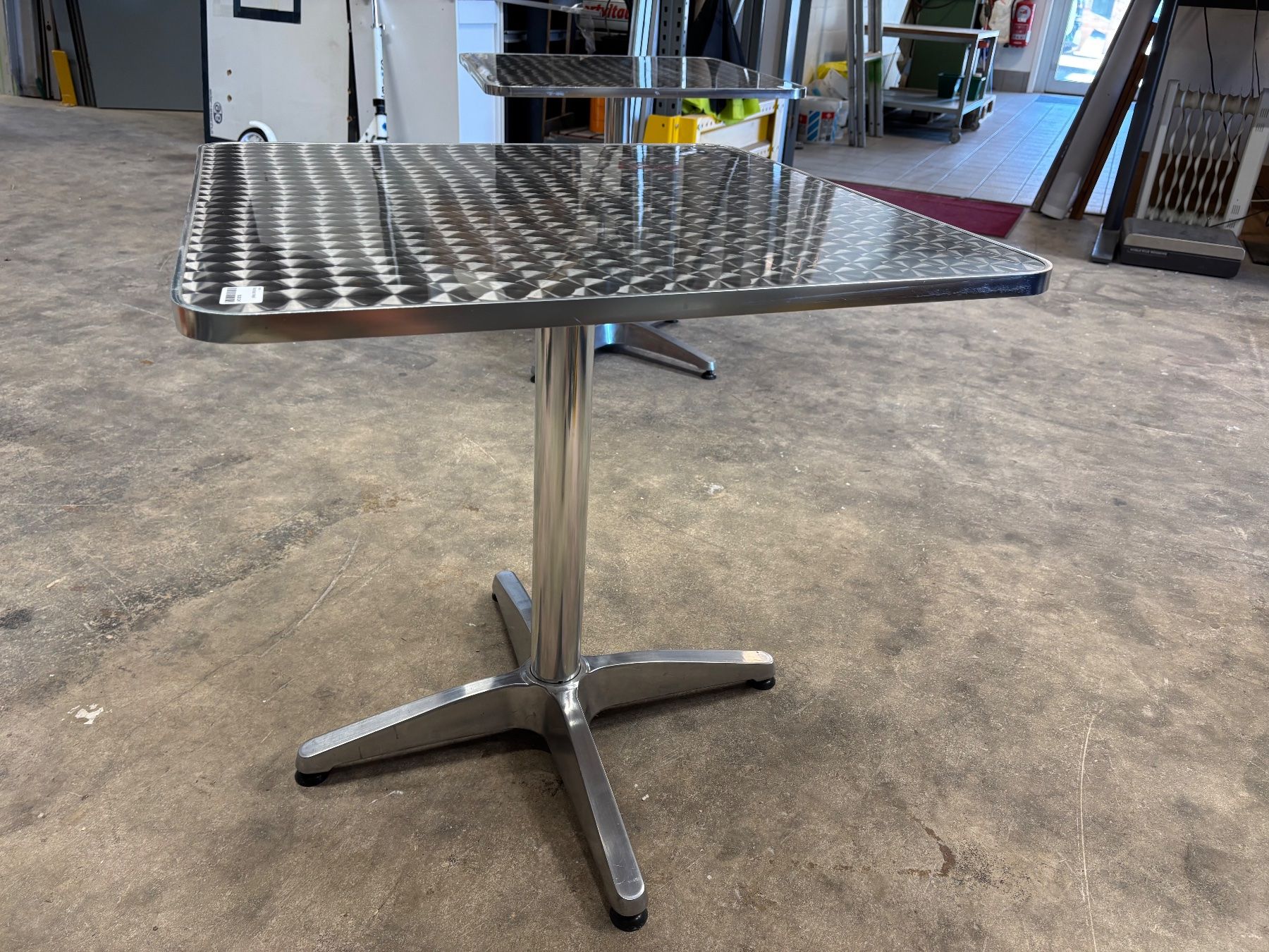 Tavoli: Gartentisch, Bistrotisch, Silber farbig, Quadratisch – Usato da Winterthur venduto da ReUse_Baumarkt 4
