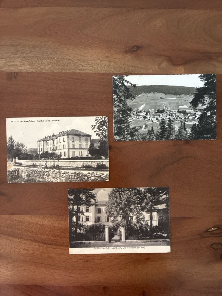Cartes postales: 3 Ansichtskarten Schweiz von Les Verrieres NE – D'occasion à Oftringen par Cla.vD.74