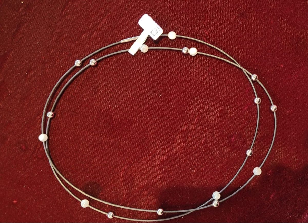 Catenine: Kautschuck TeNo Collier – Nuovo e nell'imballaggio originale da Münsingen venduto da Goldschmiede_Ambrosi 1