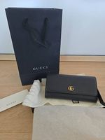 Gucci GG Marmont Portemonnaie Schwarz