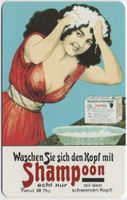 1. Schwarzkopf Telefonkarte im offiziellen Folder