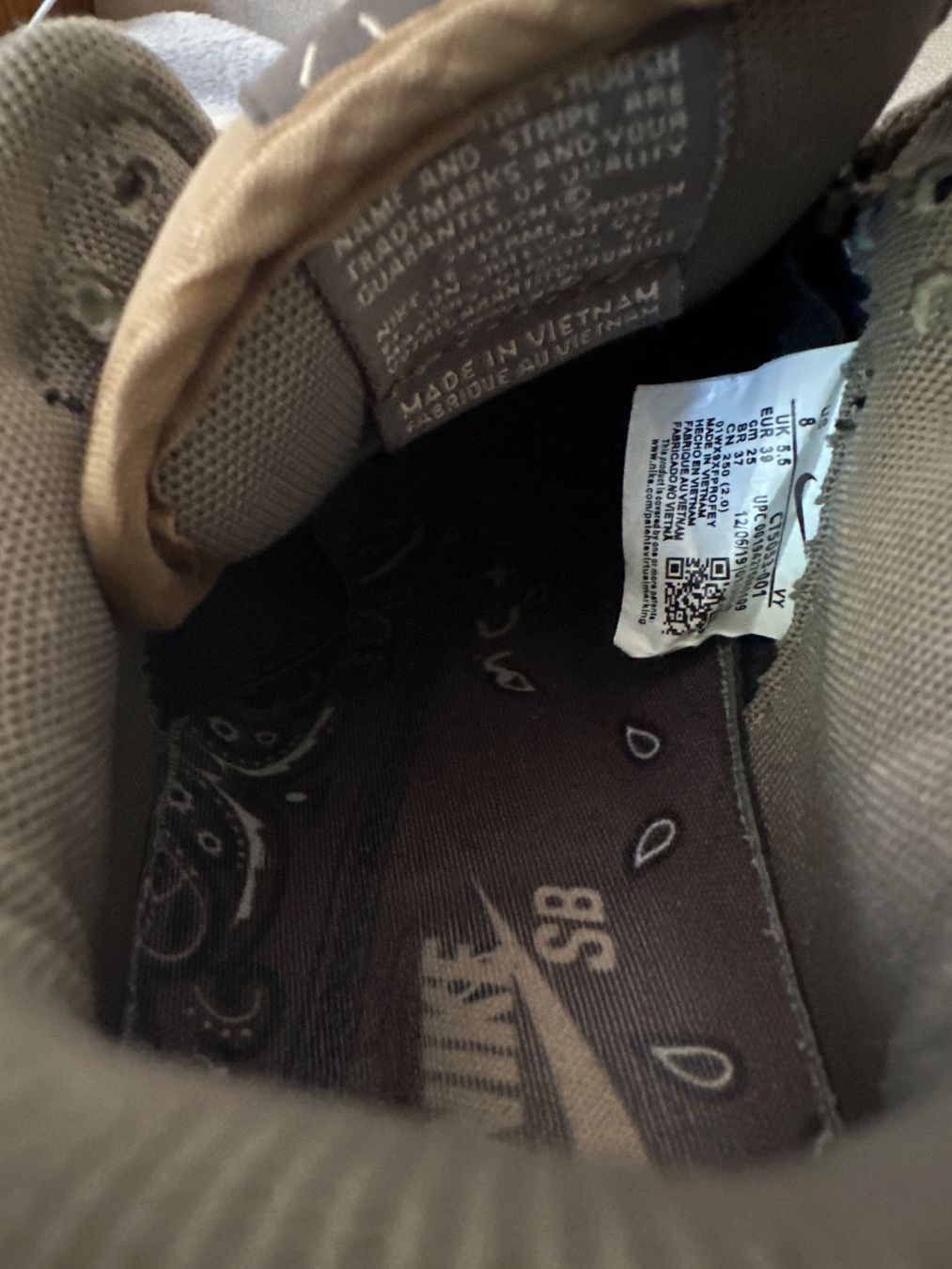 Nike Herrenschuhe: Nike SB Dunk Low Travis Scott Bandanas grösse 39 – Gebraucht aus Hittnau von Theoldwise 3