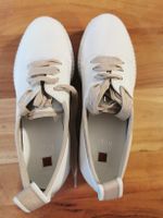 Högl Schnürschuhe weiss, Grösse 39, neu, Leder