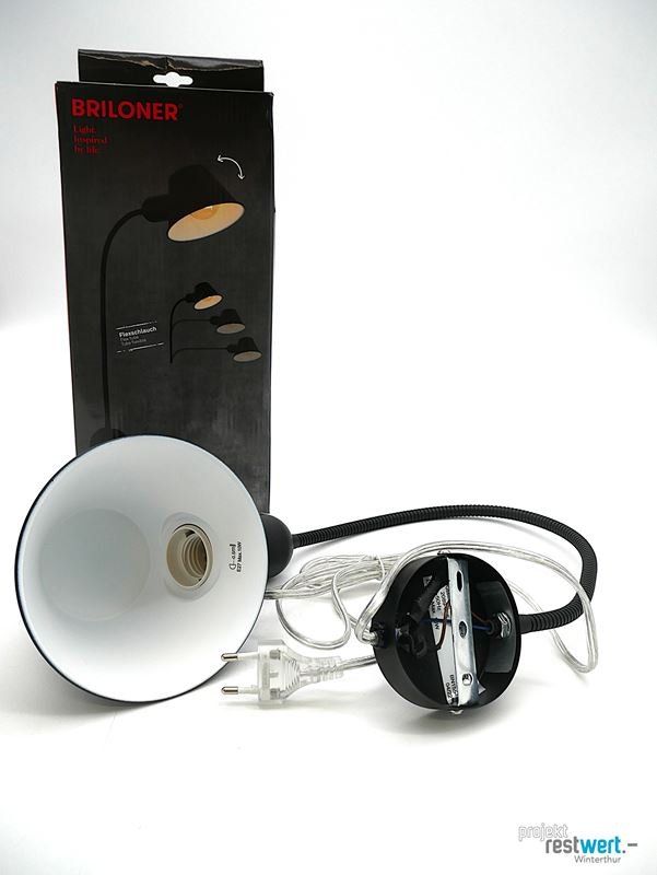 Lampade: BRILONER Flexschlauch Bettlampe Schwarz – Nuovo (secondo la descrizione) da Winterthur venduto da Restwert_Winterthur 1