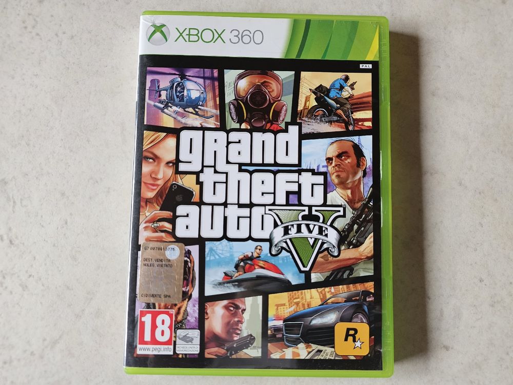 JEU XBOX 360 GRAND THEFT AUTO V GTA 5