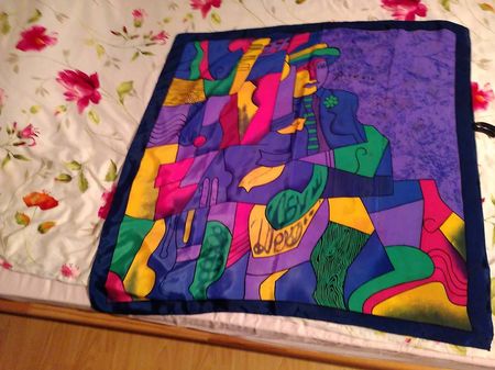 Halstuch aus Seide Picasso Motiv 