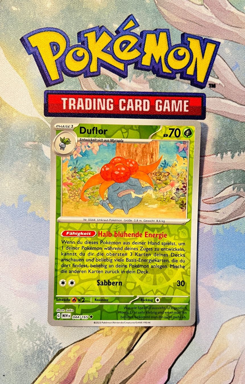 Pokémon Carte collezionabili: Duflor Reverse Holo (Deck 151) 044/165 – Nuovo (secondo la descrizione) da Sempach venduto da R-G